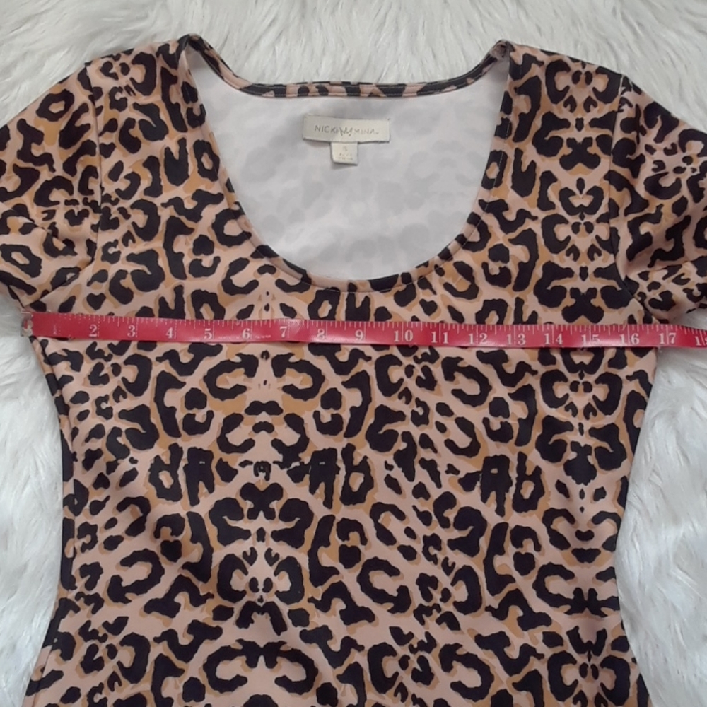 Nicki Minaj Leopard Print Dress NWOT - Picture 11 of 16